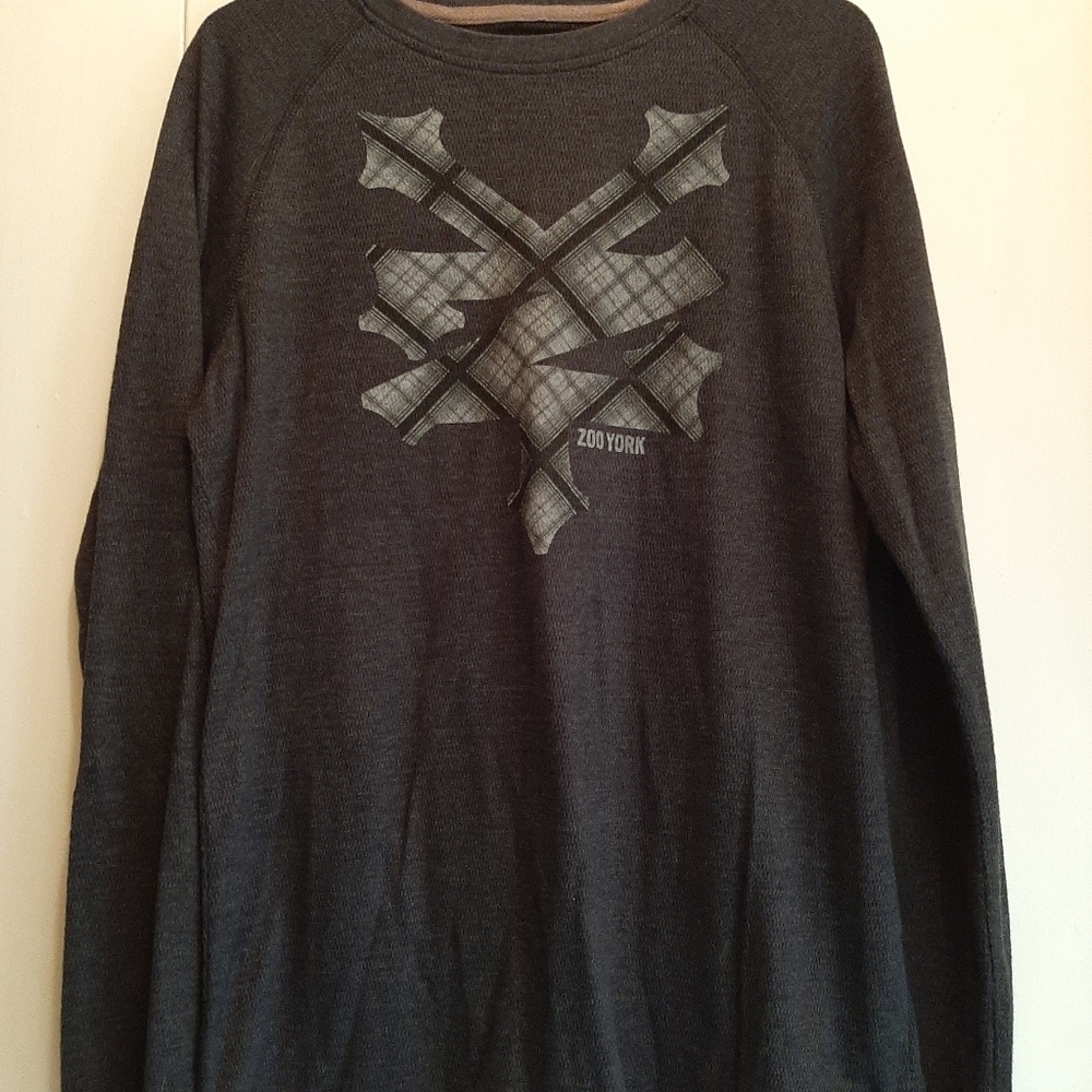 Men's Thermal Long Sleeve sweater w/ Graphics